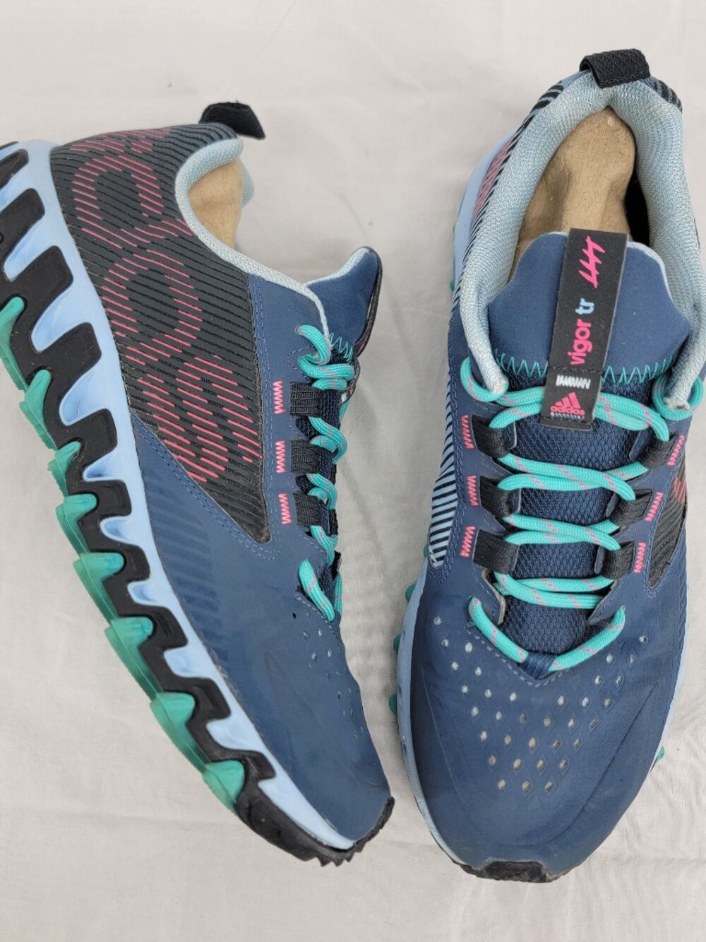 Adidas  Vigor TR 5 Rugged Trail Hiking Running Shoes Slate Blue Women's 8.5